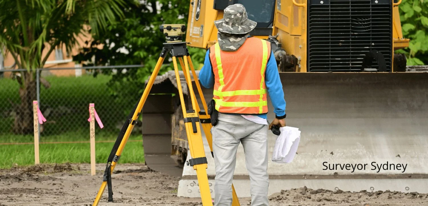 Engineering survey equipment on Sydney construction site