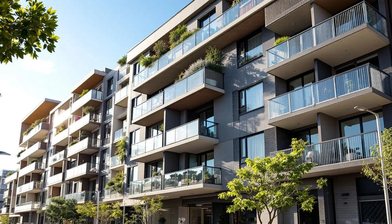 Modern apartment building in Sydney for strata survey